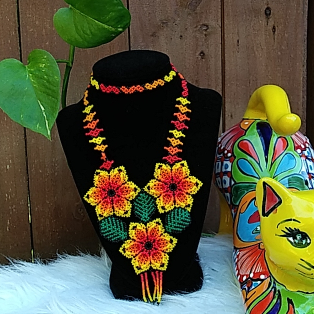 Sunflower Handmade Chakira Necklace